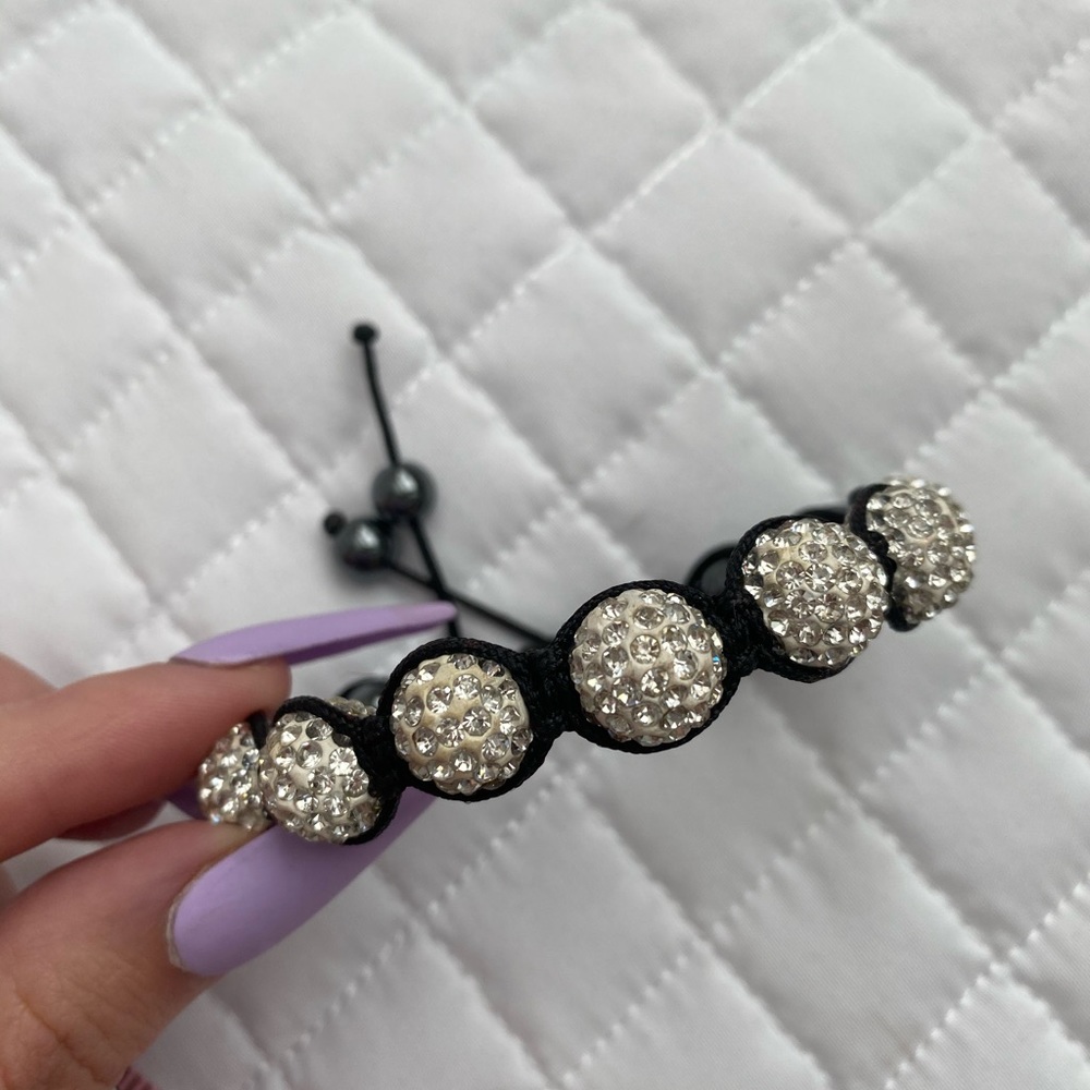 adjustable swarovski crystal bracelet